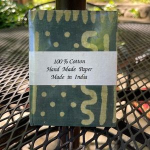 100% Cotton Handmade Paper, Made In India, Pocket Writing Travel Journal